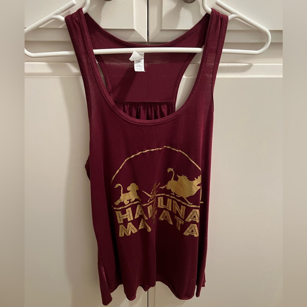Maroon Hakuna Matata Tank Top - Lion King